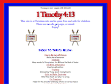 Tablet Screenshot of 1timothy4-13.com